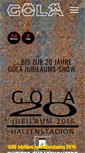 Mobile Screenshot of golamusic.com