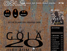Tablet Screenshot of golamusic.com